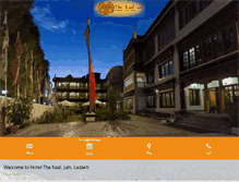 Tablet Screenshot of hotelkaalladakh.com